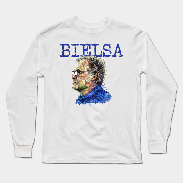 Marcelo Bielsa Abstract Long Sleeve T-Shirt by inkstyl